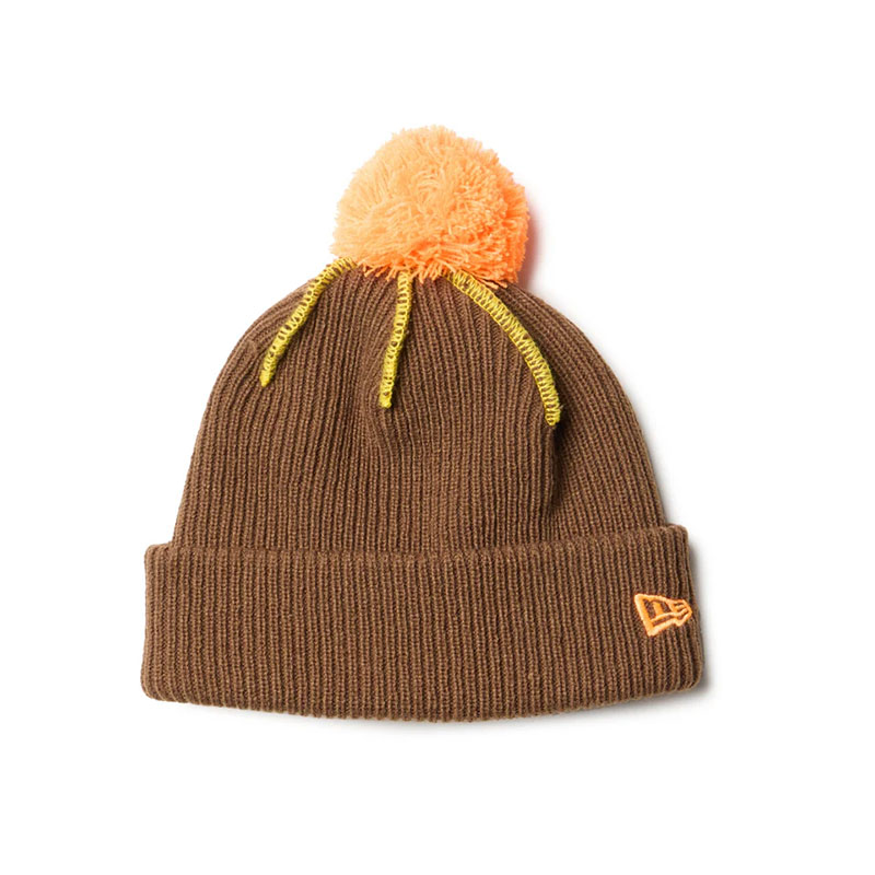 NEW ERA(ニューエラ)/ POM PON KNIT GORO -BROWN-