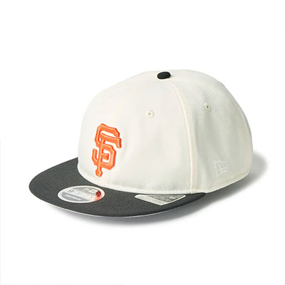 NEW ERA(ニューエラ)/ RC 9FIFTY FLAT VISOR powered by GORO(min-nano) SFG -WHITE/BLACK-