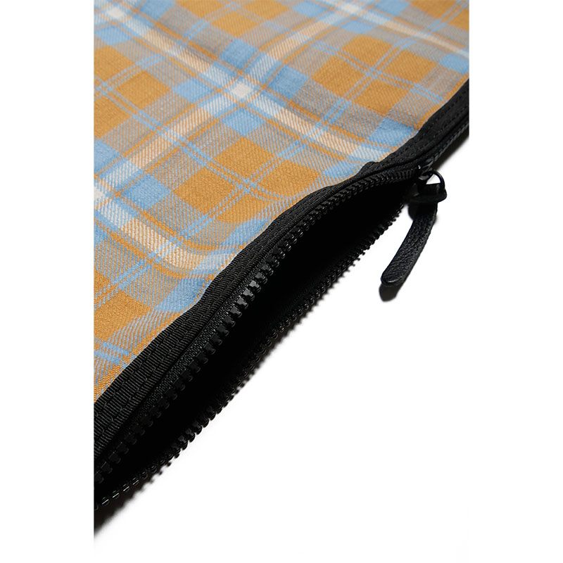 Brick(ブリック)/ BRICK×E.S.P. CHECK ZIP SHOULDER BAG -ORANGE-