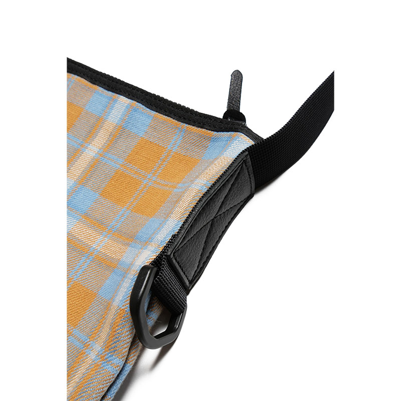 Brick(ブリック)/ BRICK×E.S.P. CHECK ZIP SHOULDER BAG -ORANGE-