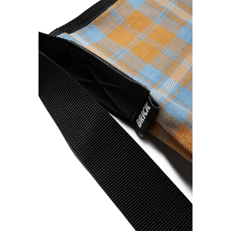 Brick(ブリック)/ BRICK×E.S.P. CHECK ZIP SHOULDER BAG -ORANGE-