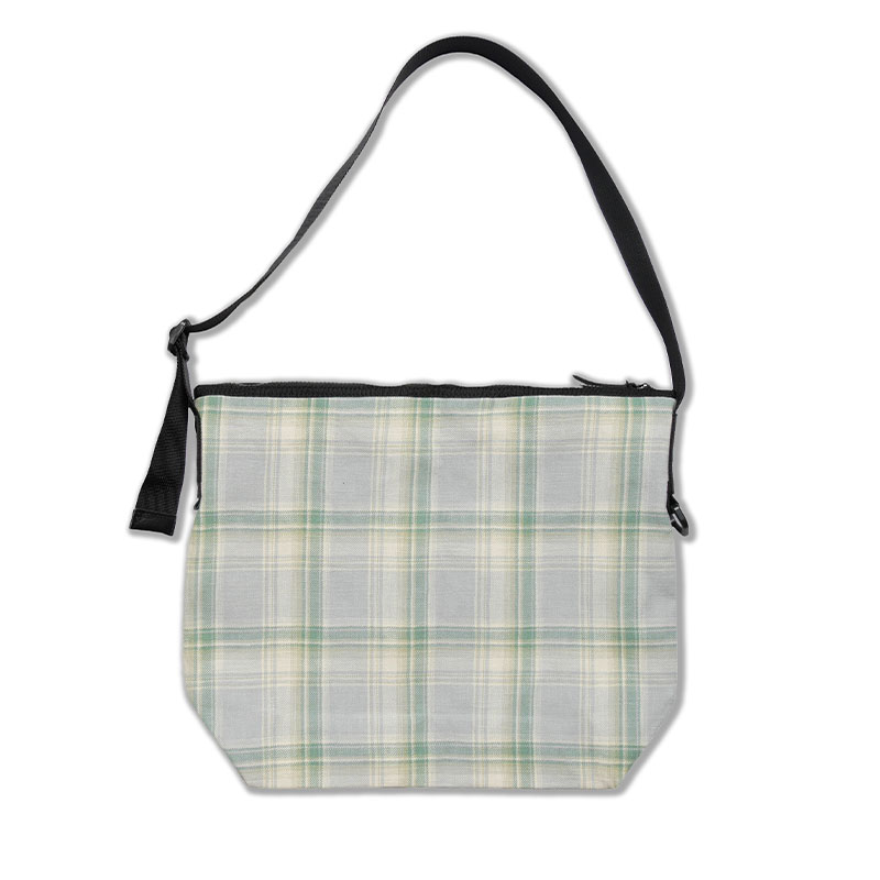 Brick(ブリック)/ BRICK×E.S.P. CHECK ZIP SHOULDER BAG -GREY-