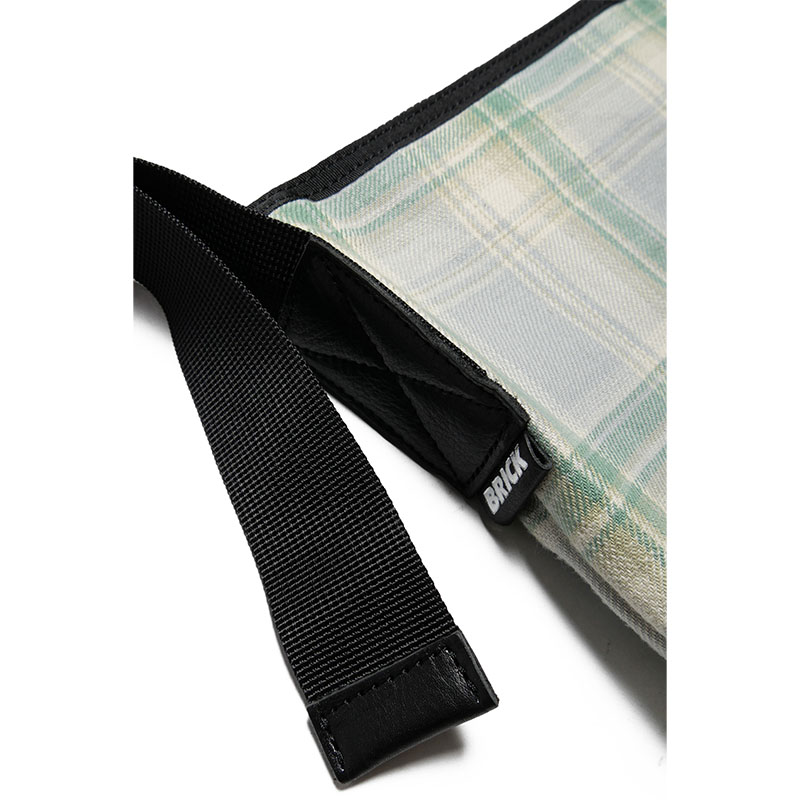 Brick(ブリック)/ BRICK×E.S.P. CHECK ZIP SHOULDER BAG -GREY-