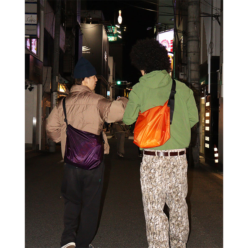 Brick(ブリック)/ BRICK×E.S.P. RIPSTOP ZIP SHOULDER BAG -ORANGE-